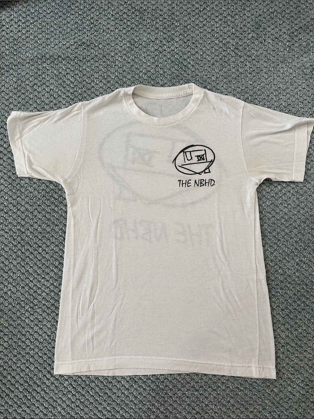 The NBHD White Short Sleeve Graphic Tee